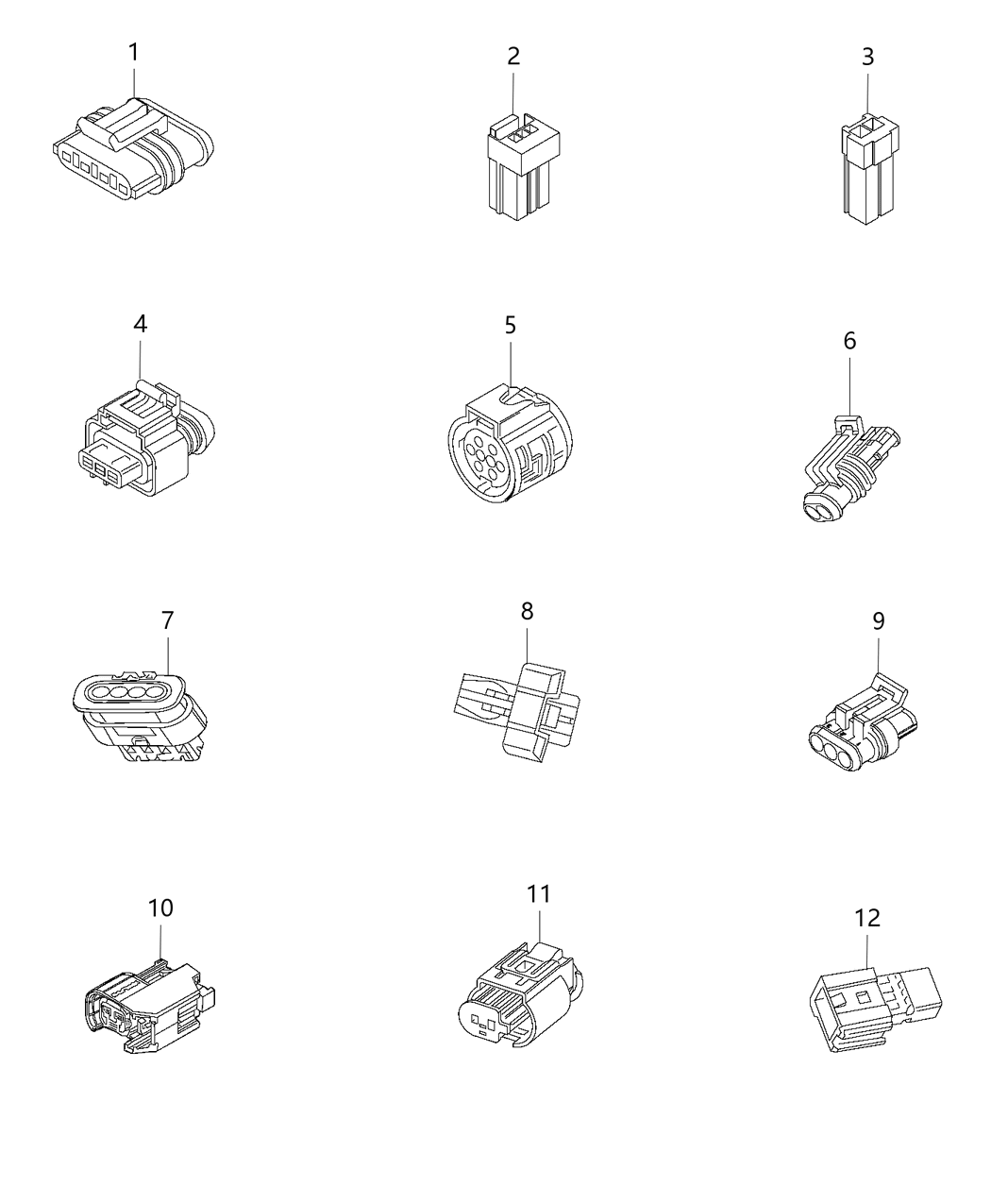 Mopar 68219770AA Connector for Electrical Repair Info Visit Website