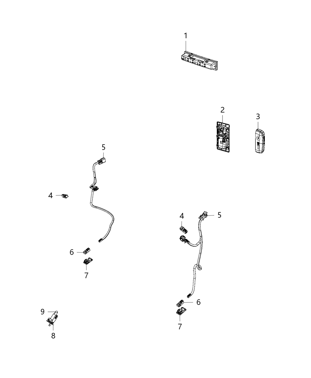 Mopar 68193327AA Wiring Door Jumper