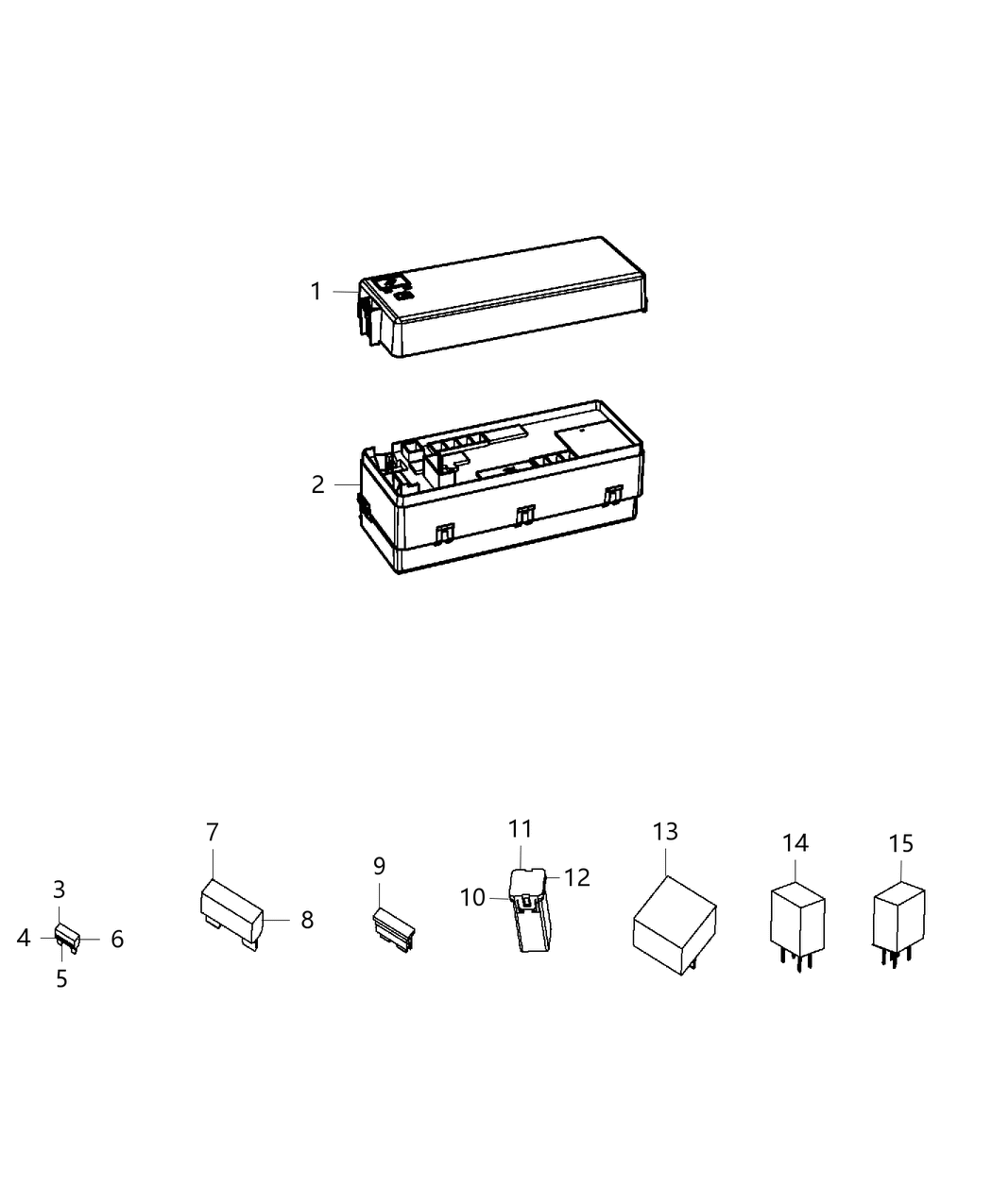 Mopar 68273147AA Cover Power Distribution Center