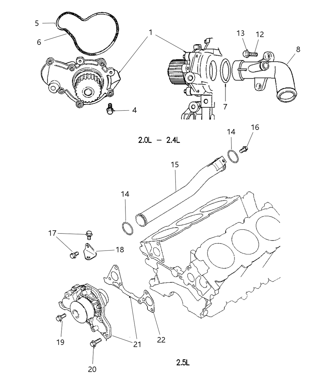 Mopar 5264689 Tube Assembly, Water Inlet