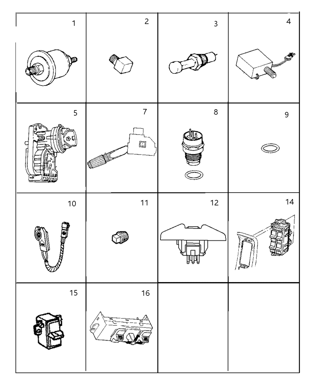 Mopar 56008784AB Switch Disarm