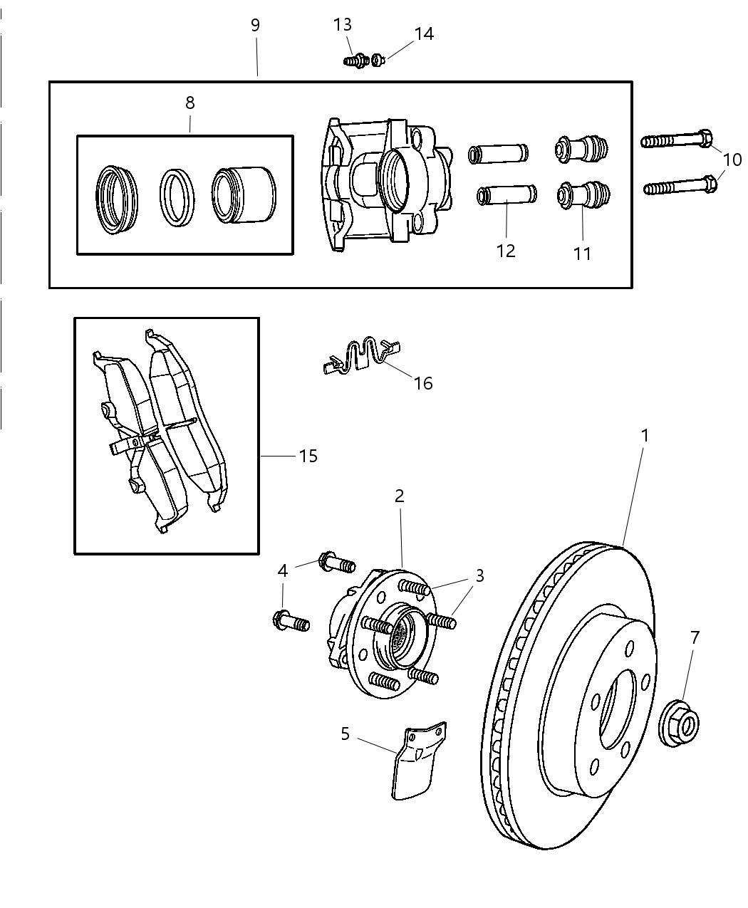 Mopar V5019133AA Rotor Brake