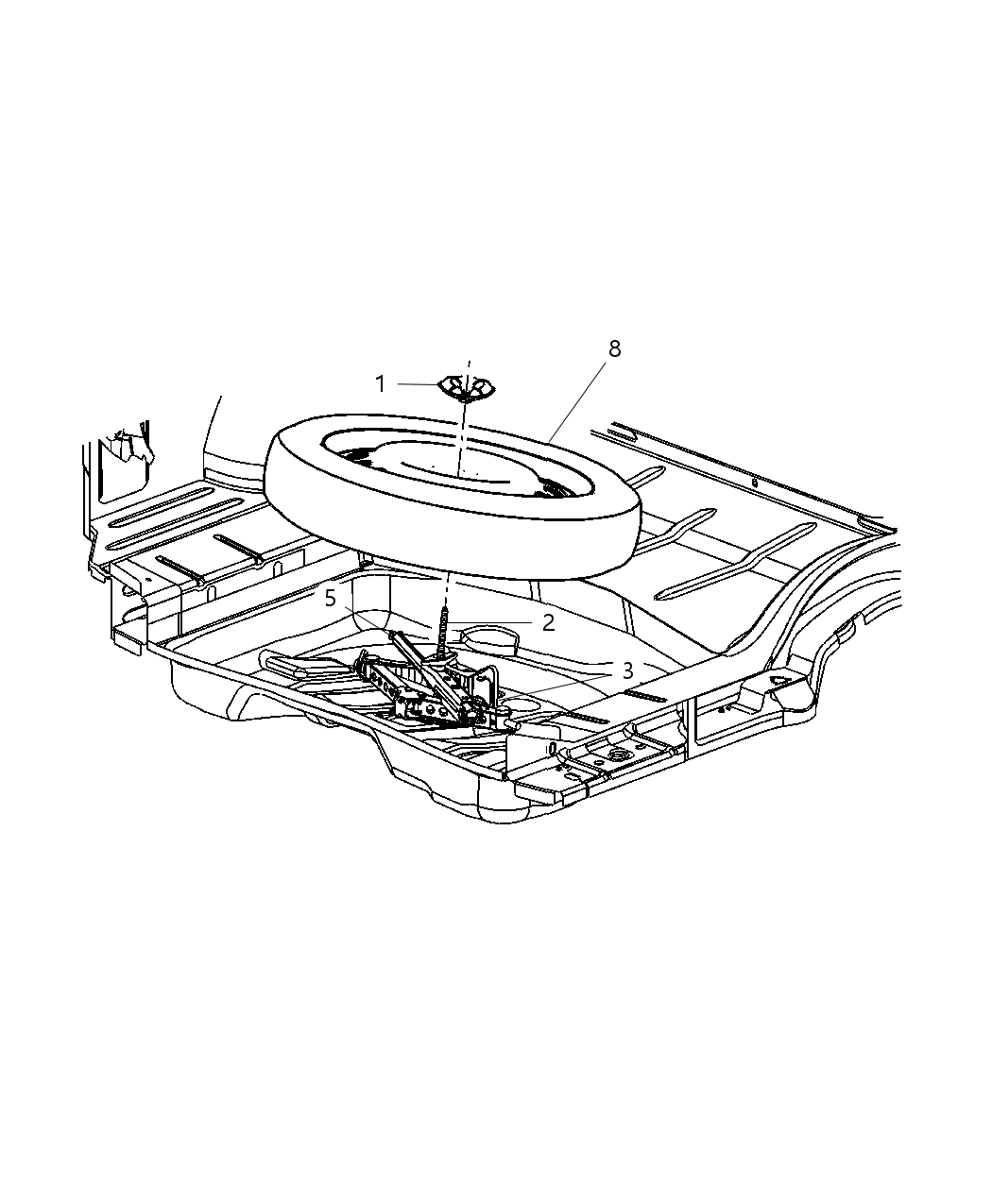 Mopar 4895015AB Jack Scissors