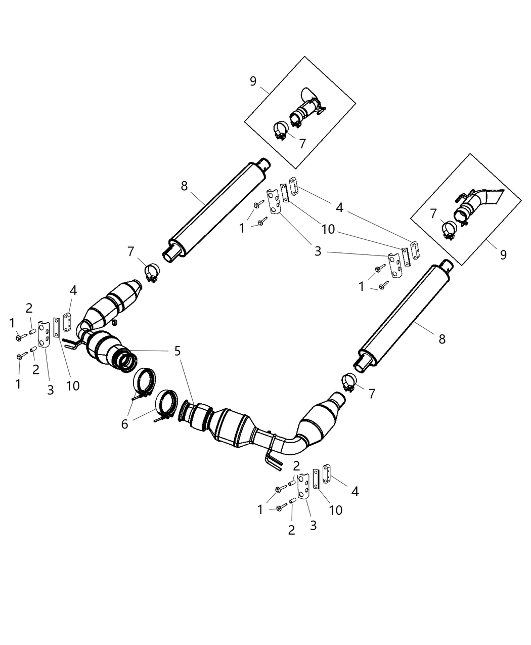 Mopar 68258628AB Tail Pipe Extension