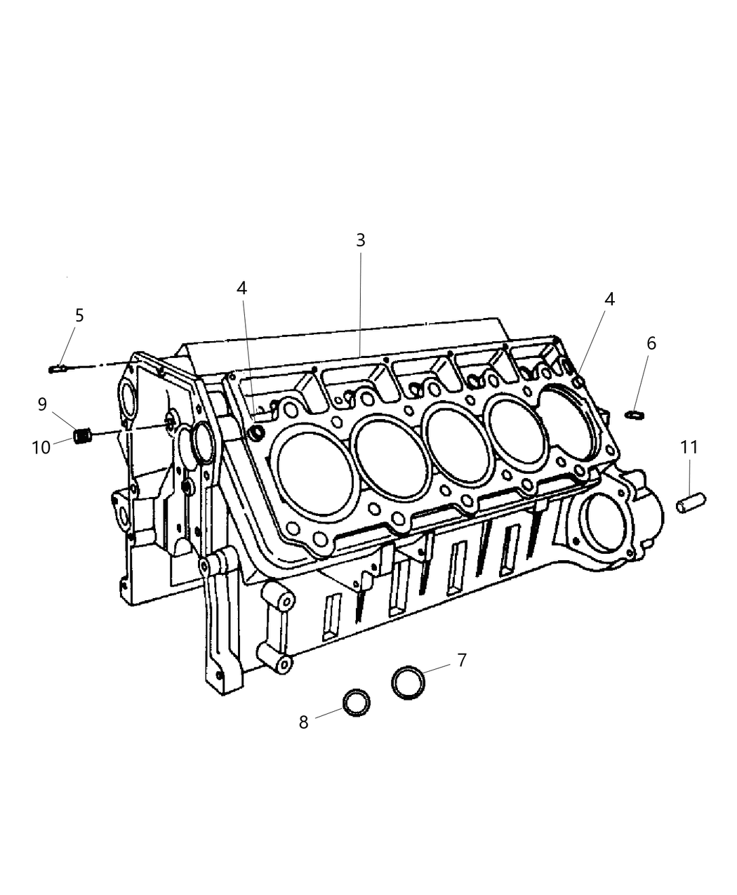 Mopar R8236661AA Engine Long Block