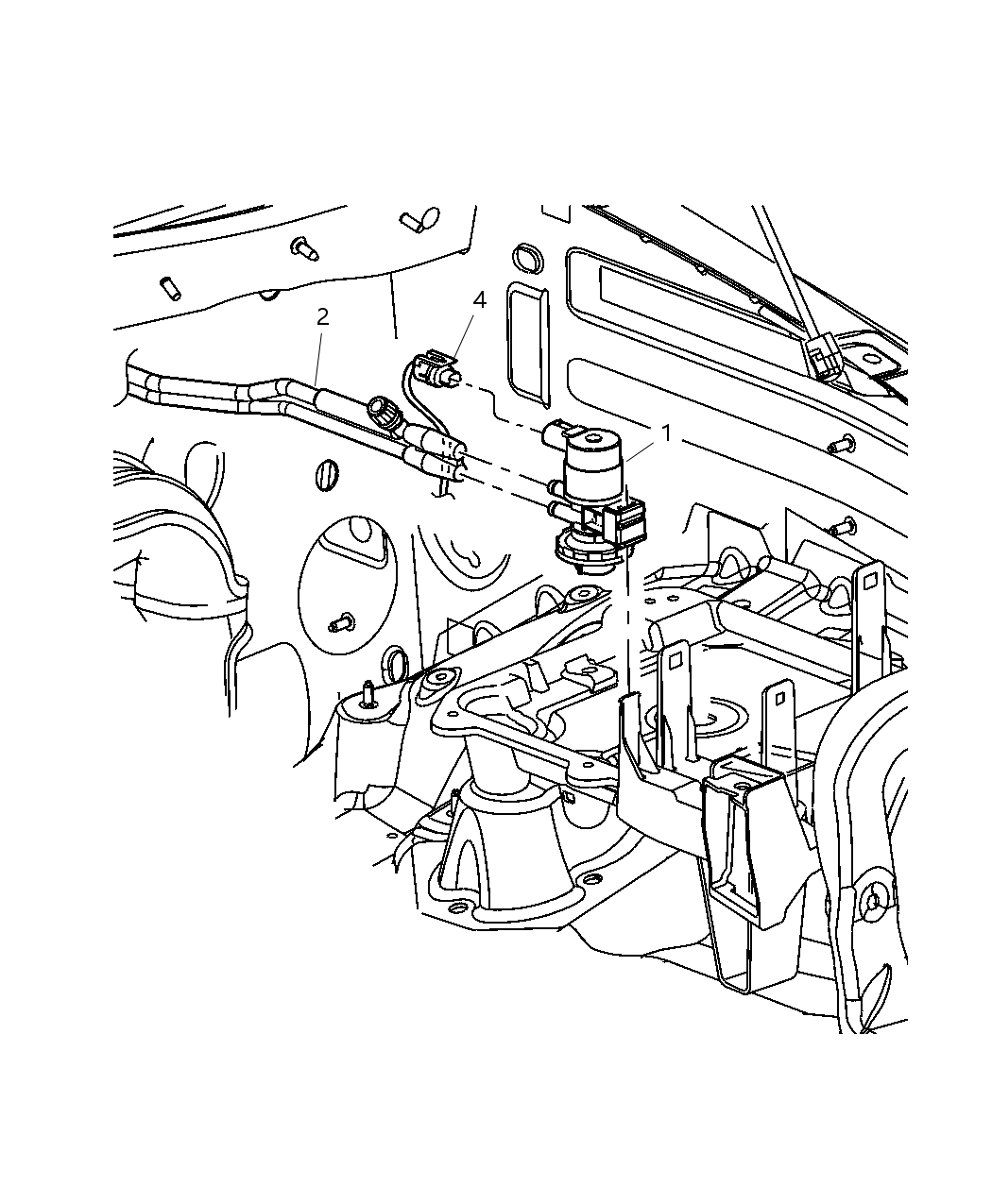 Mopar 53013363AC Vacuum Hose