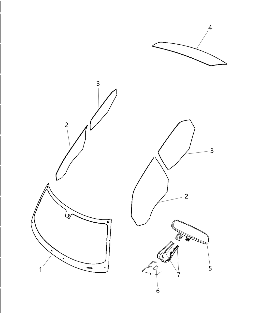 Mopar 68037712AC Backlite