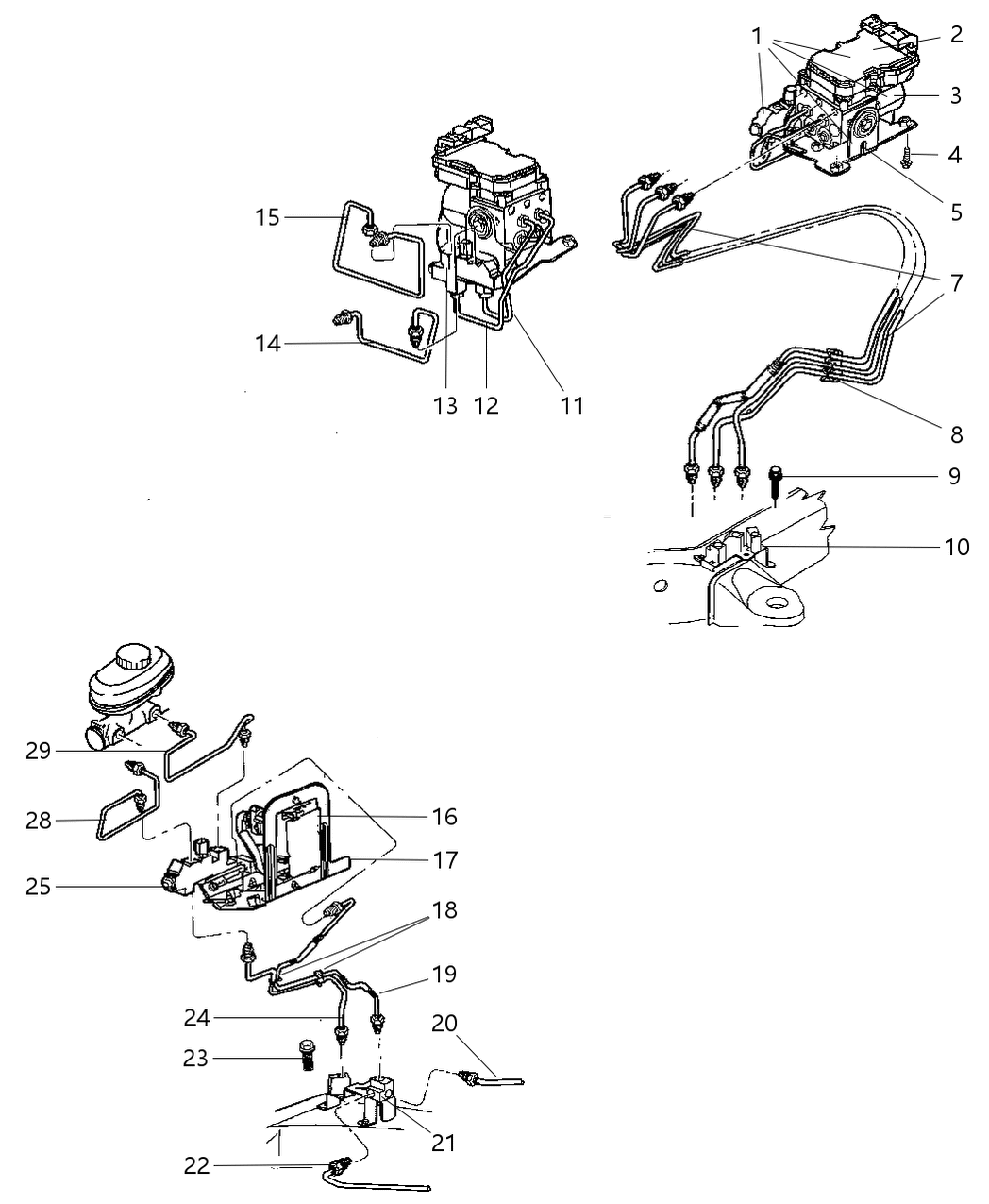 Mopar 5096268AA Hydraulic Control Unit Anti-Lock Brake System