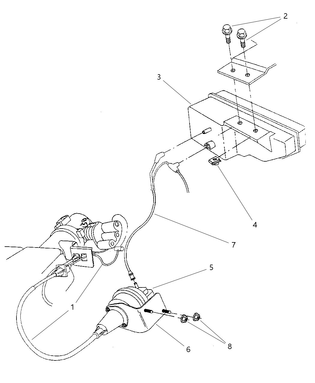 Mopar 4786963 Servo Bracket