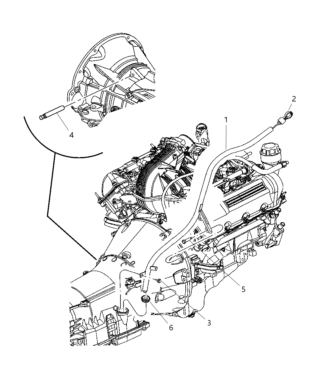 Mopar 53013578AD Tube Transmission Oil Filler