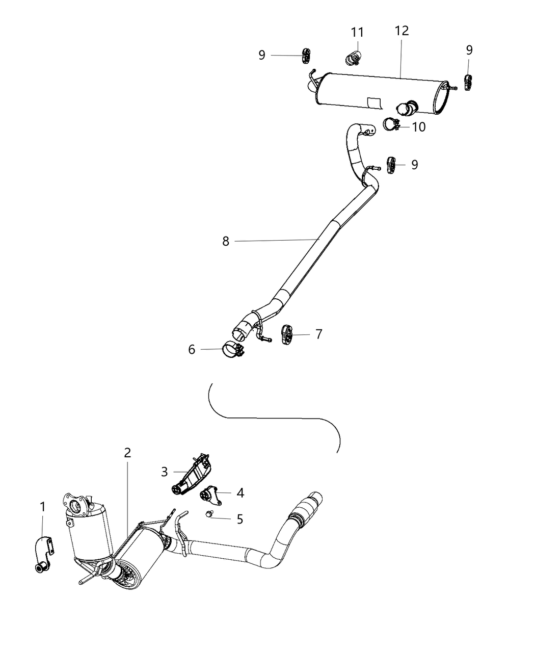 Mopar 68251100AE Converter Catalytic