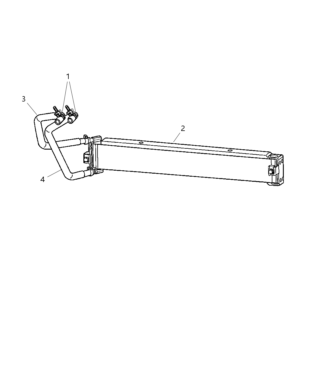 Mopar 5086548AB Cooler Kit Auxiliary Transmission Oil