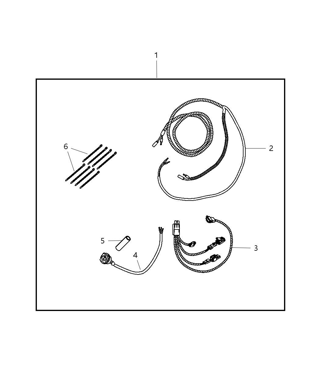 Mopar 82210507 Wiring Kit Off Road