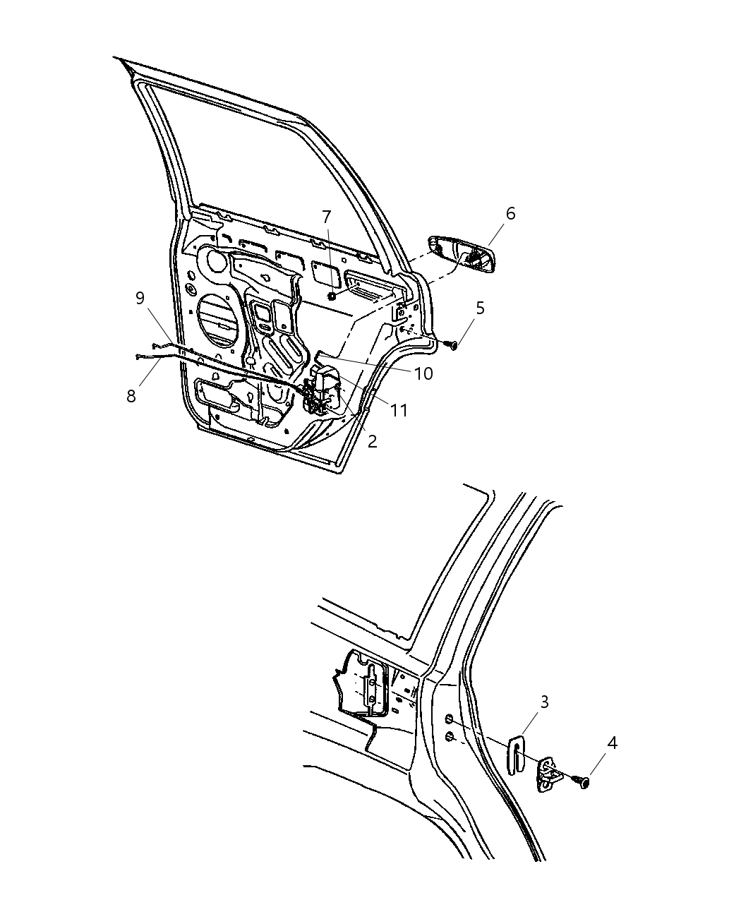 Mopar 5FX731AZAC Handle, Inside