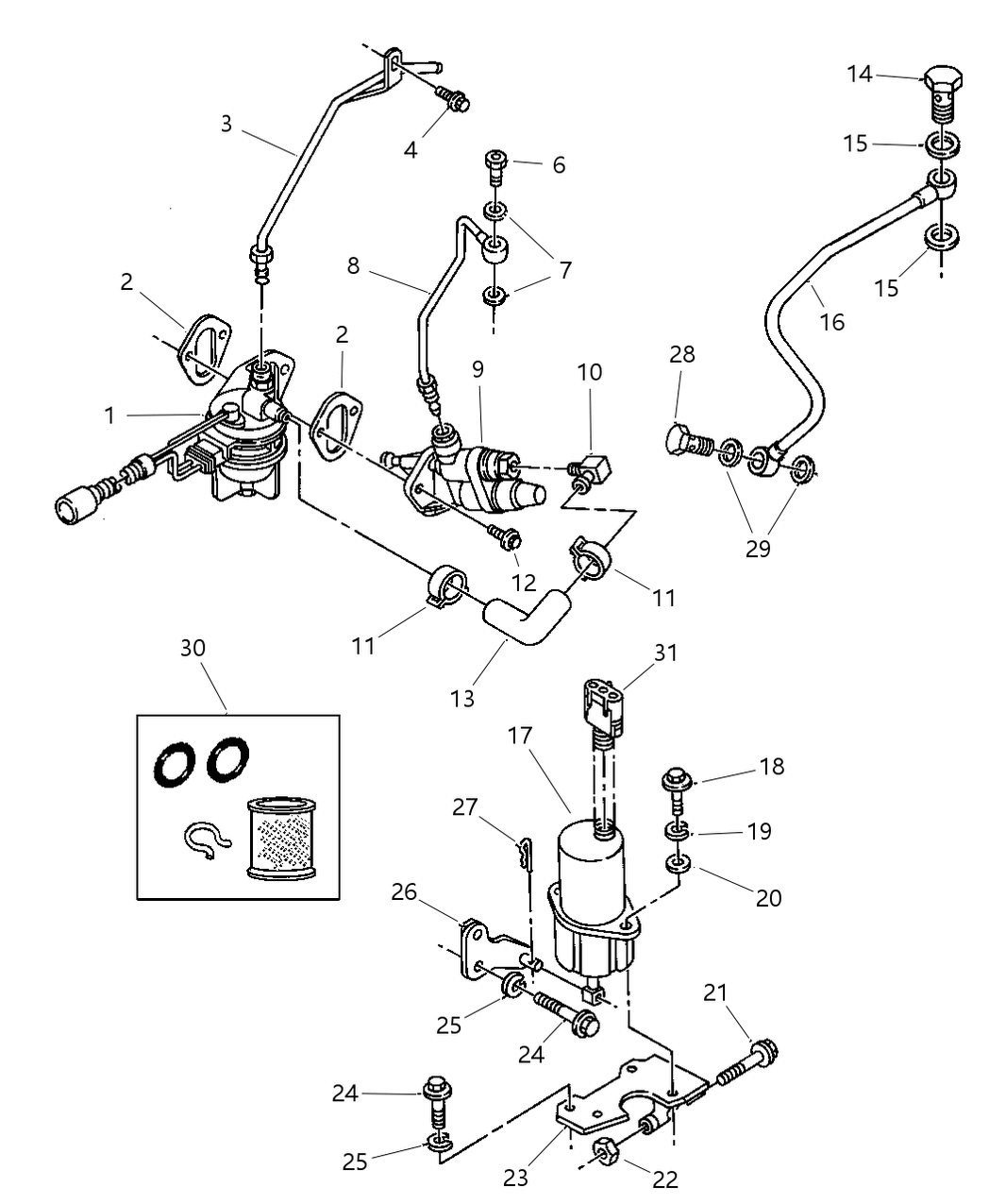 Mopar 4761244 Screw Banjo Connector