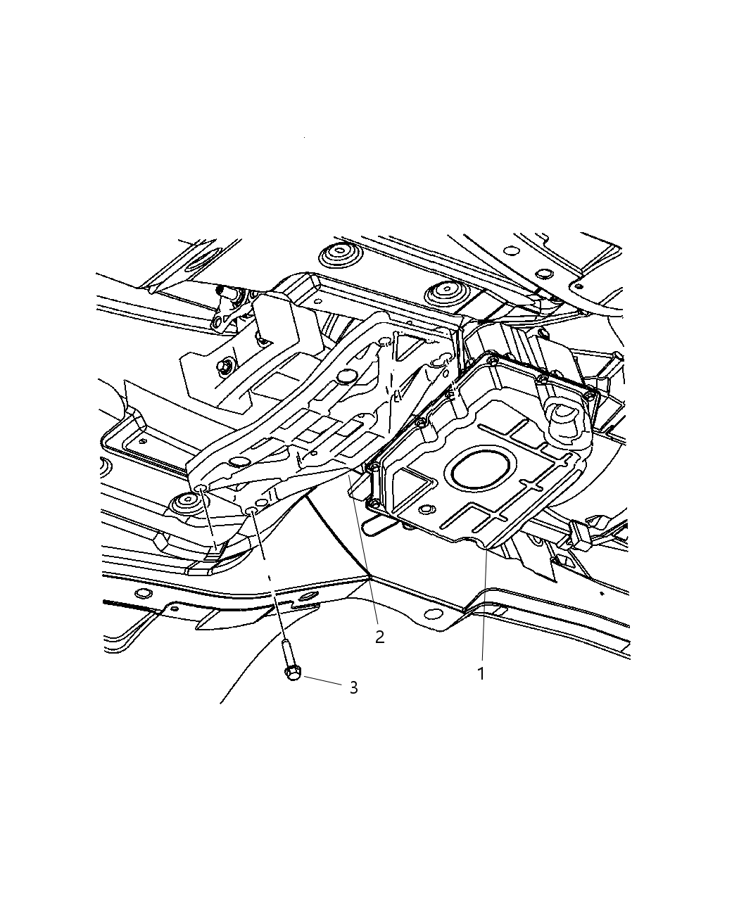 Mopar 4578156AC Crossmember Transmission