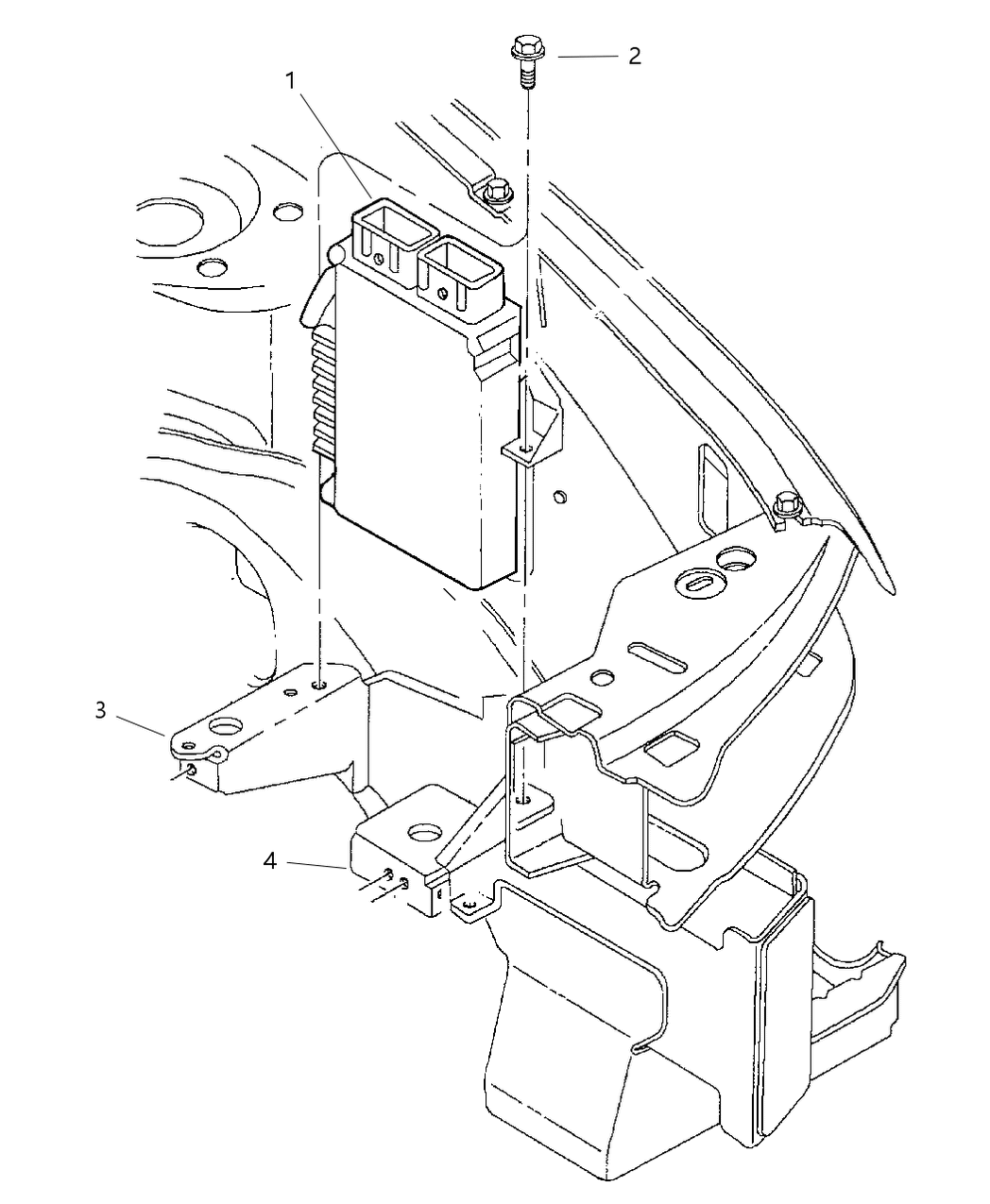 Mopar R4606329AD Module Engine Controller