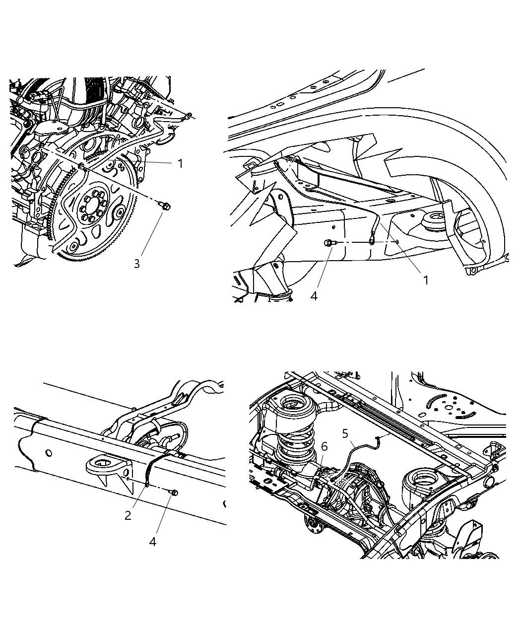 Mopar 68042036AA Strap Ground