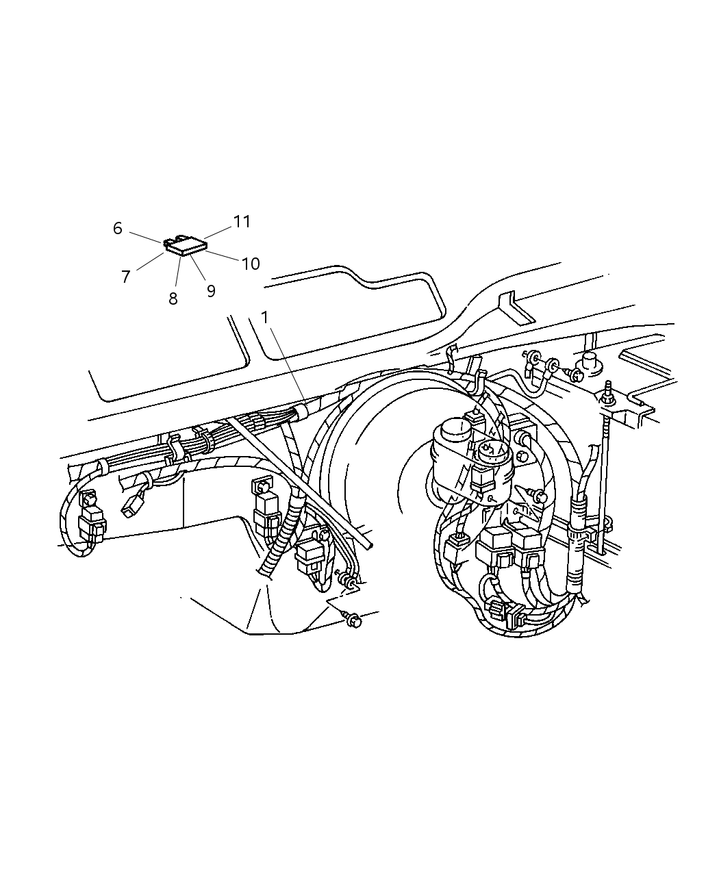 Mopar 56042822AE Wiring Headlamp To Dash