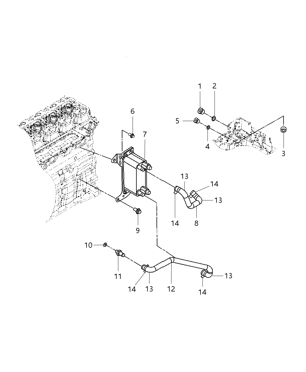Mopar 5011900AB Clamp Heater