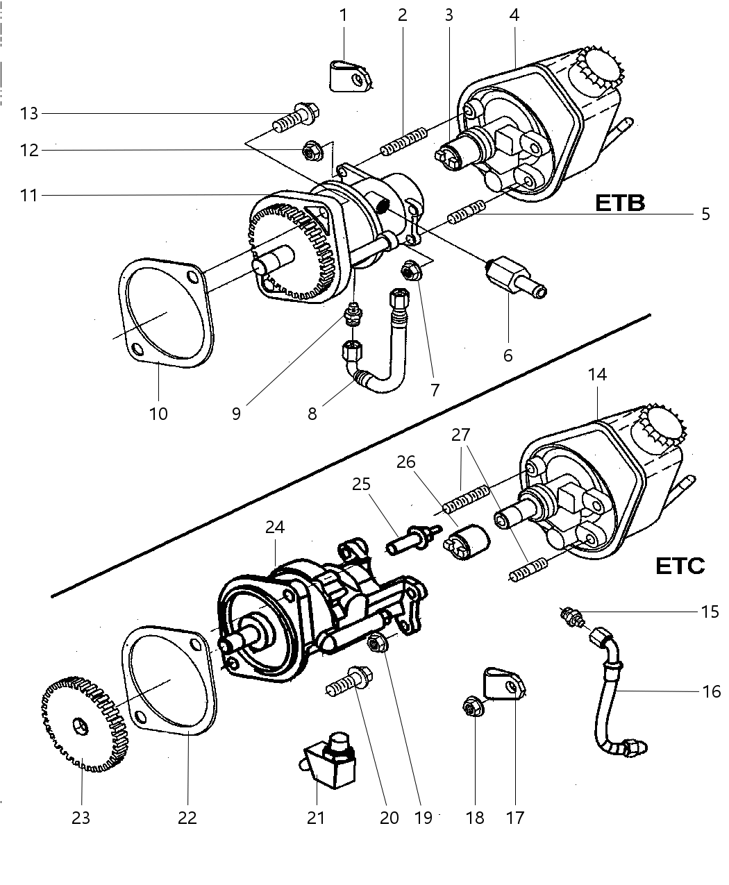 Mopar 4429703 Stud Pump Front Mounting M10X1.50X.38