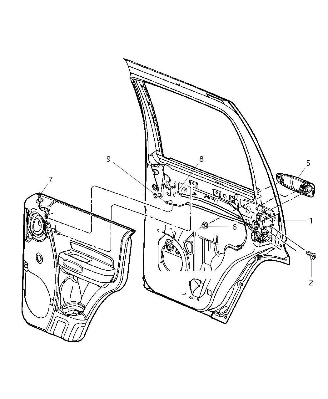 Mopar 5014395AA Latch Cover