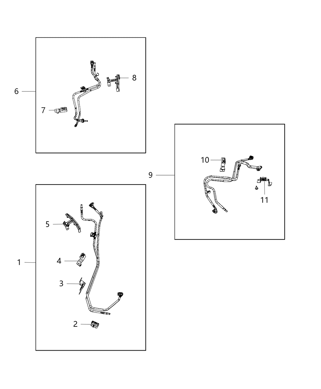 Mopar 68297751AC Bundle Fuel Supply And Return