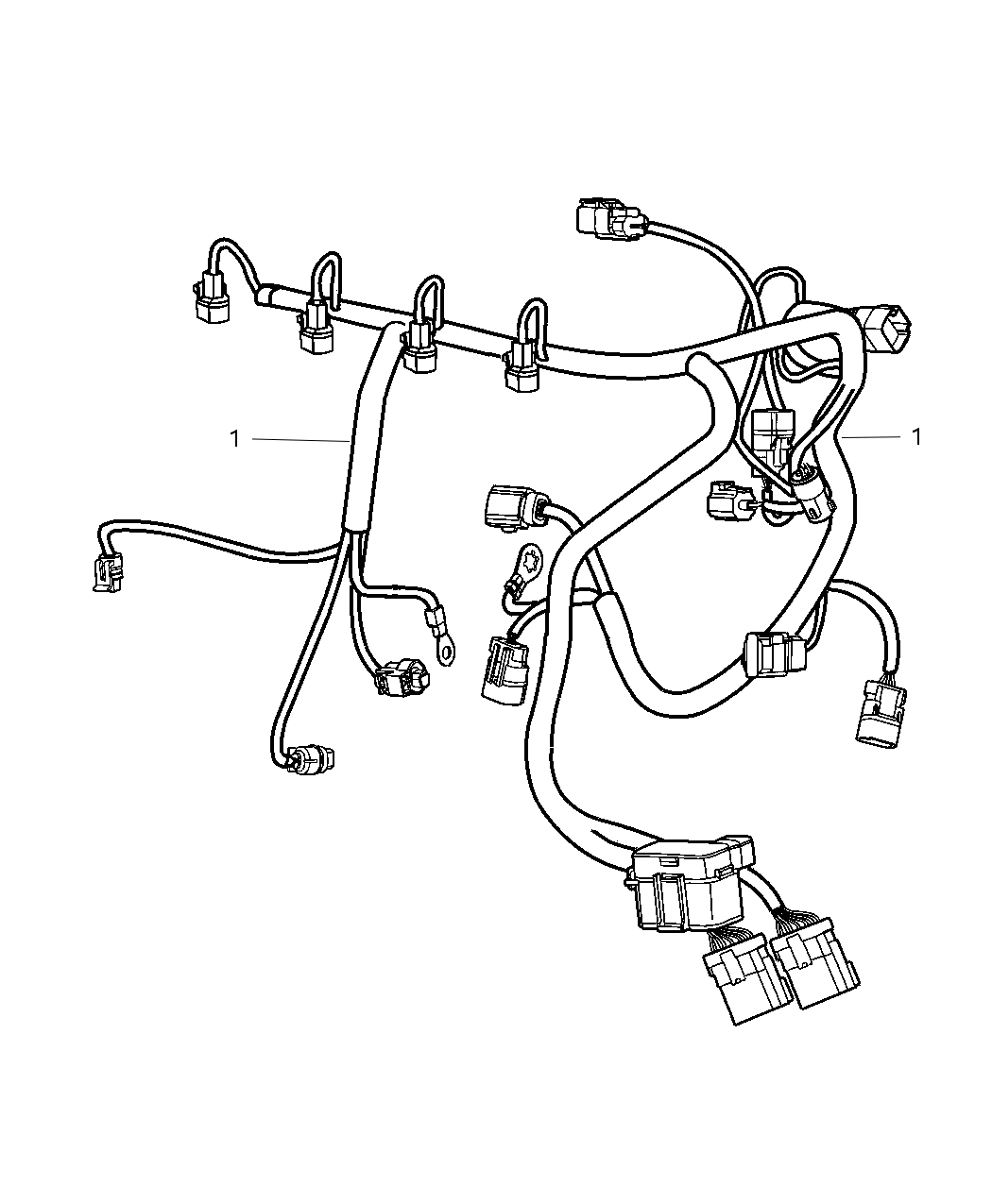 Mopar 4794309AA Wiring Transmission Jumper