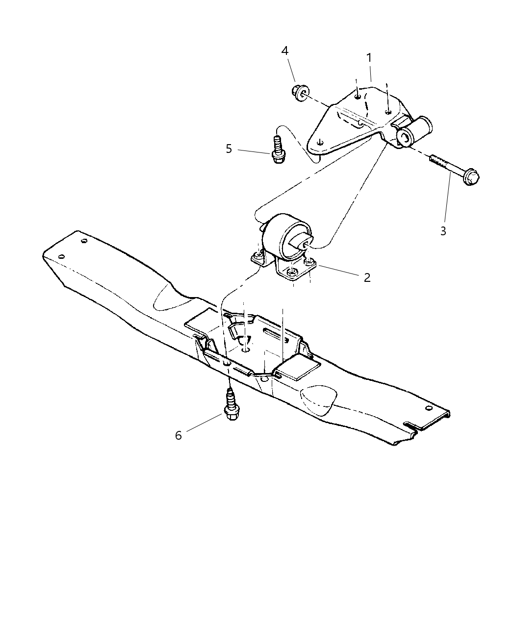 Mopar 52058783 Transmission Mount