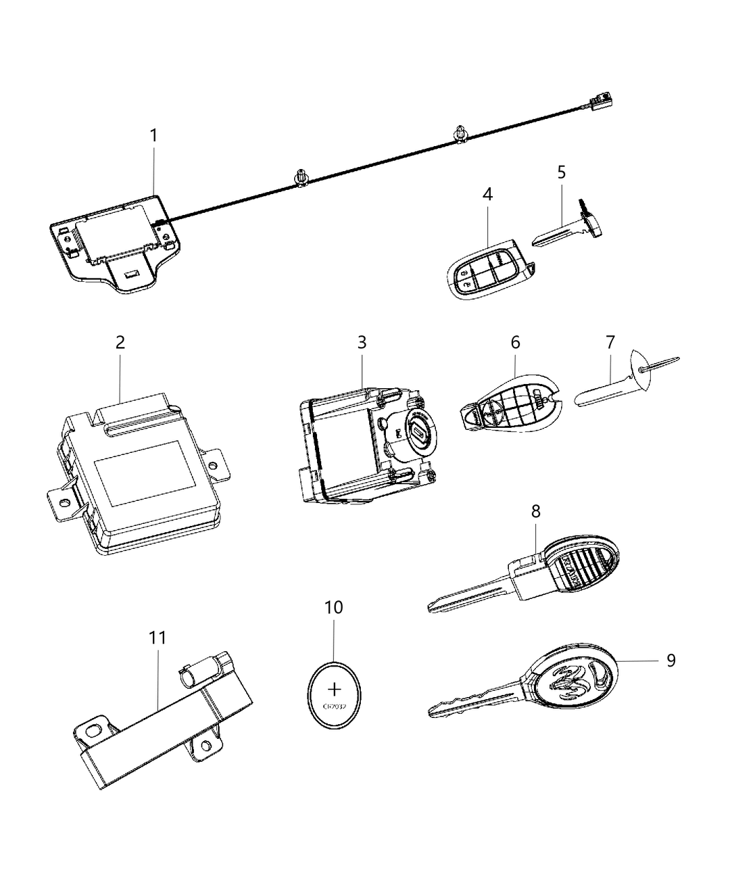 Mopar 68207773AB Receiver Hub