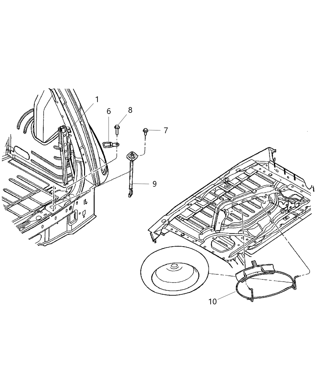 Mopar 4724574AB Tie Down Cargo