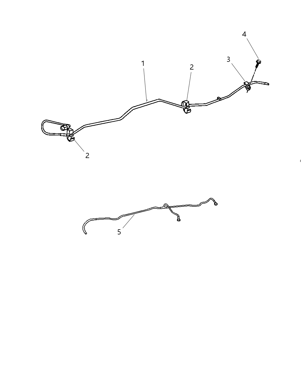 Mopar 52007914AB Clip Fuel Line