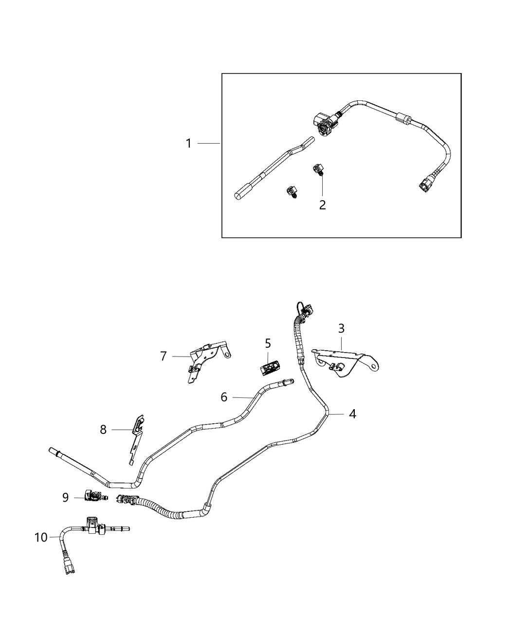Mopar 5146334AD Bracket Fuel Bundle