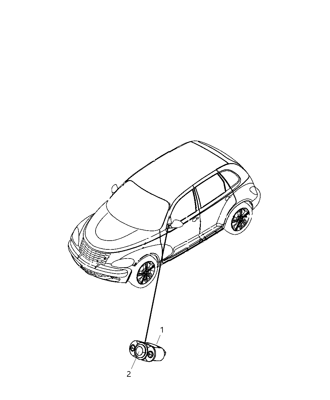 Mopar 5179002AA Seat Switch Knob