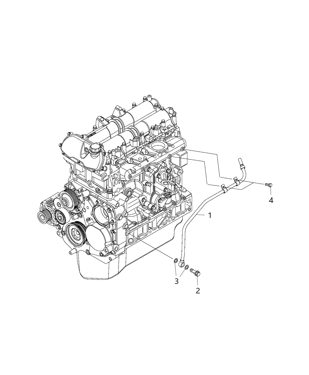 Mopar 68277285AA Bolt Banjo Power Brake Vacuum