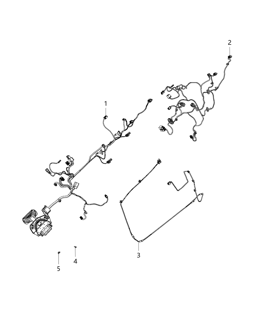 Mopar 68263818AA Wiring Front Door
