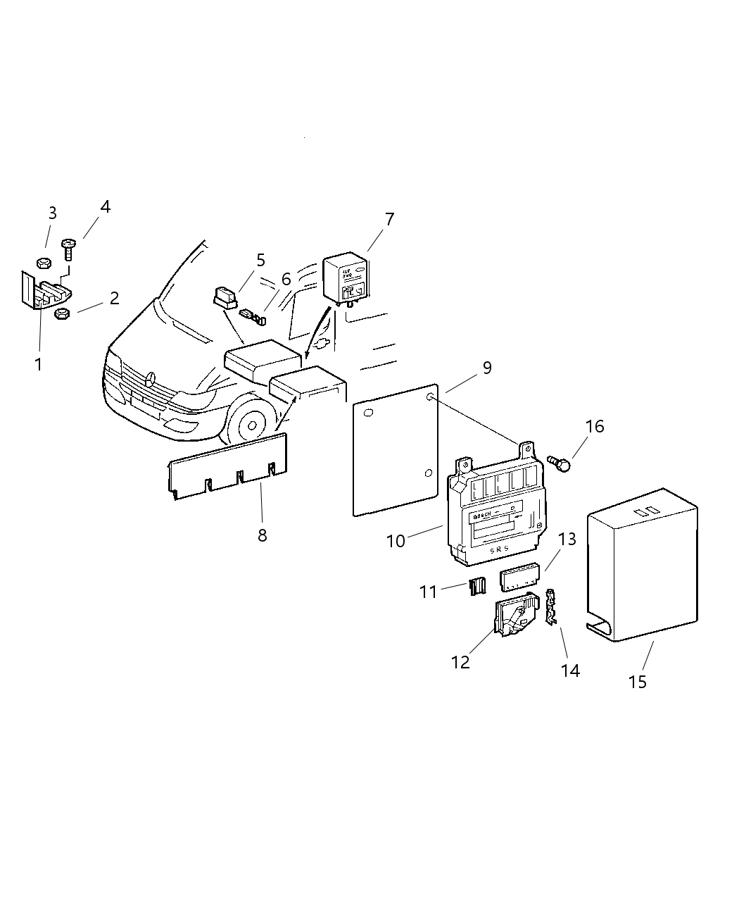 Mopar 5123542AA Panel Seat Base