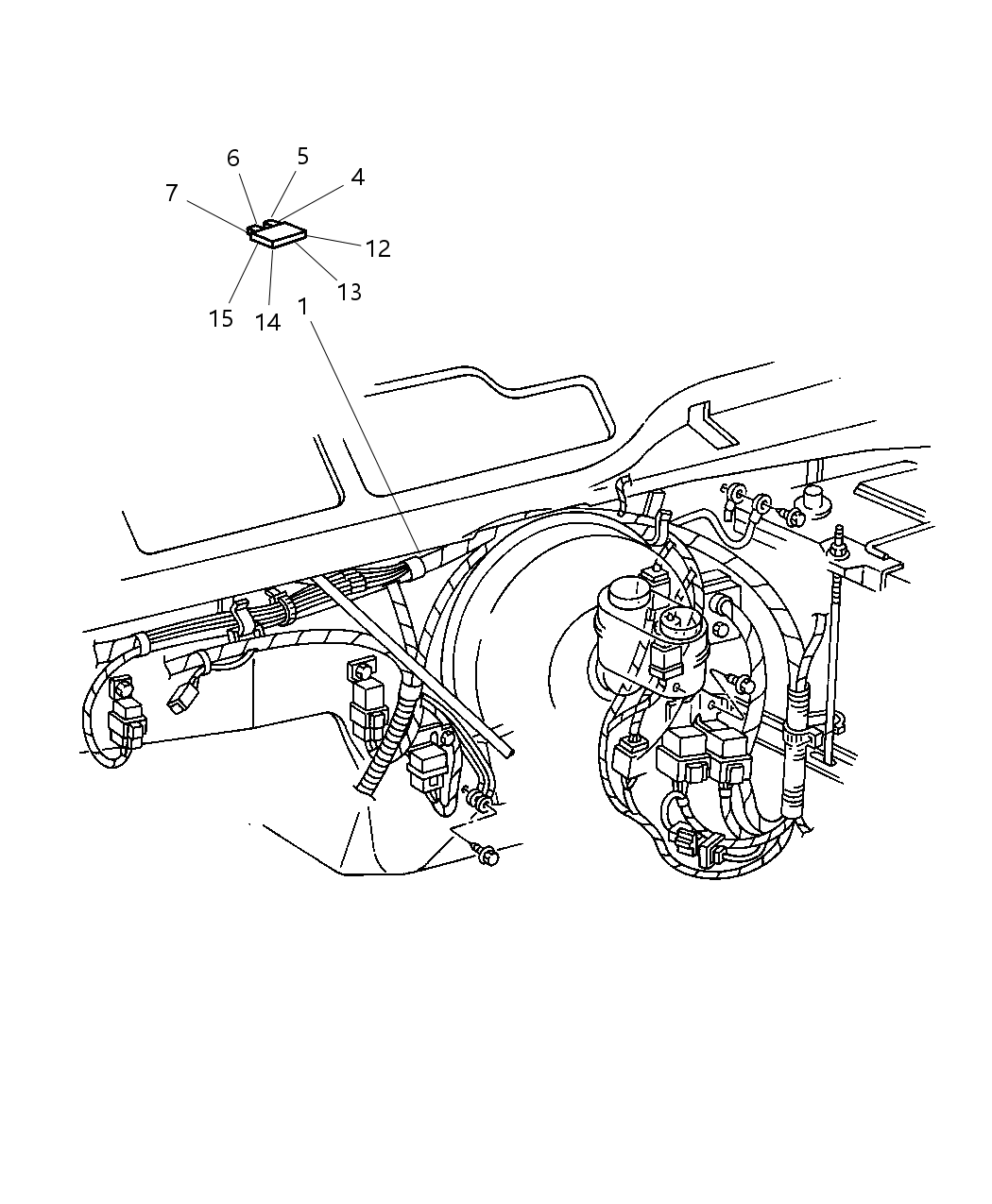 Mopar 56010441AD Wiring Headlamp To Dash