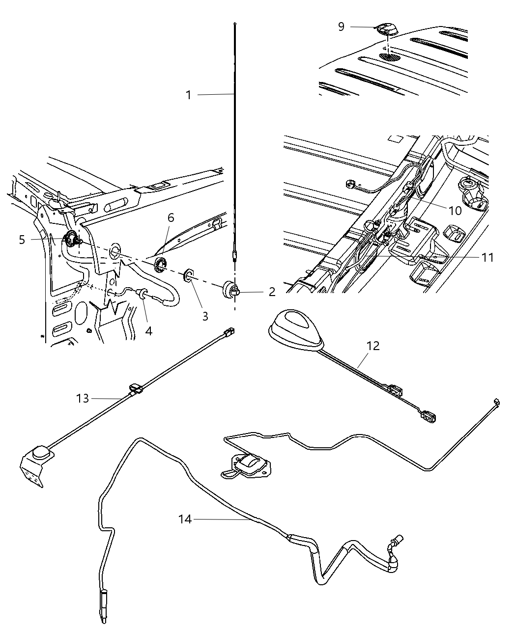 Mopar 5026097AB Antenna Keyless Entry