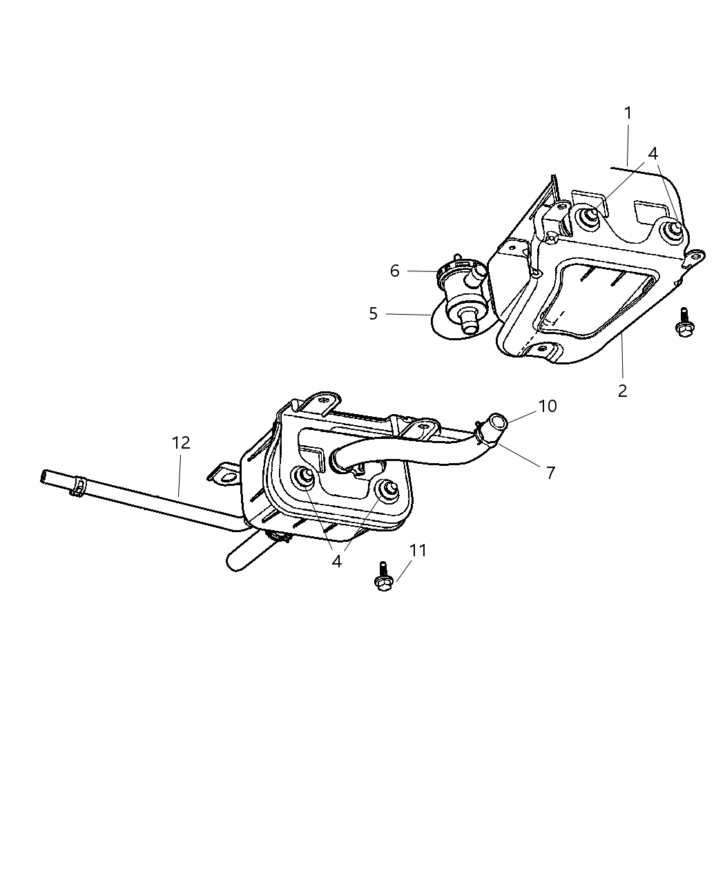 Mopar 4809602AB Hose Leak Detection Pump