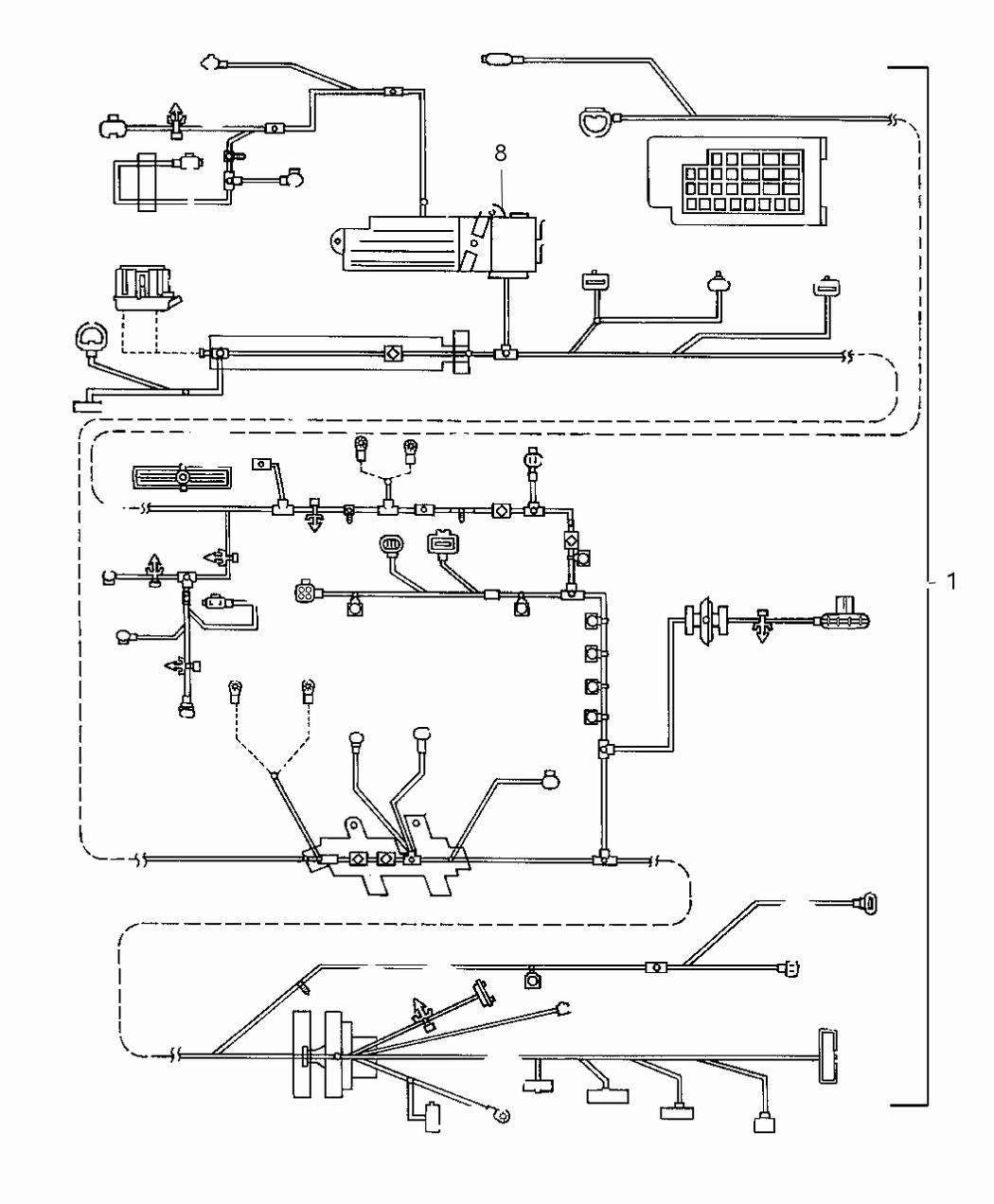 Mopar 4608733AA Wiring Headlamp To Dash