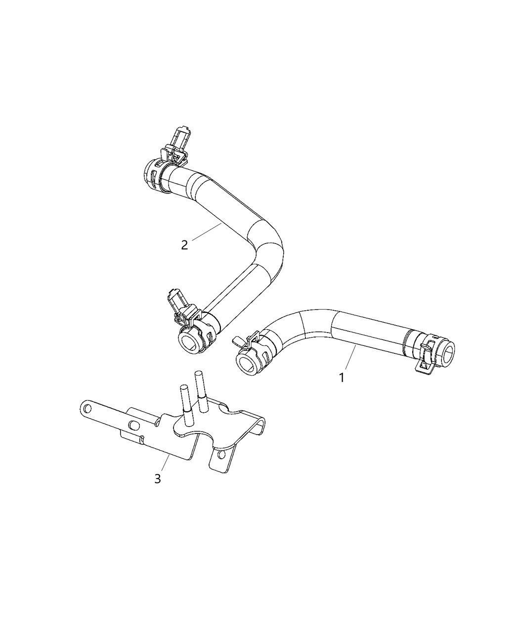 Mopar 68379573AA Bracket Exhaust DPS Bracket To DPF