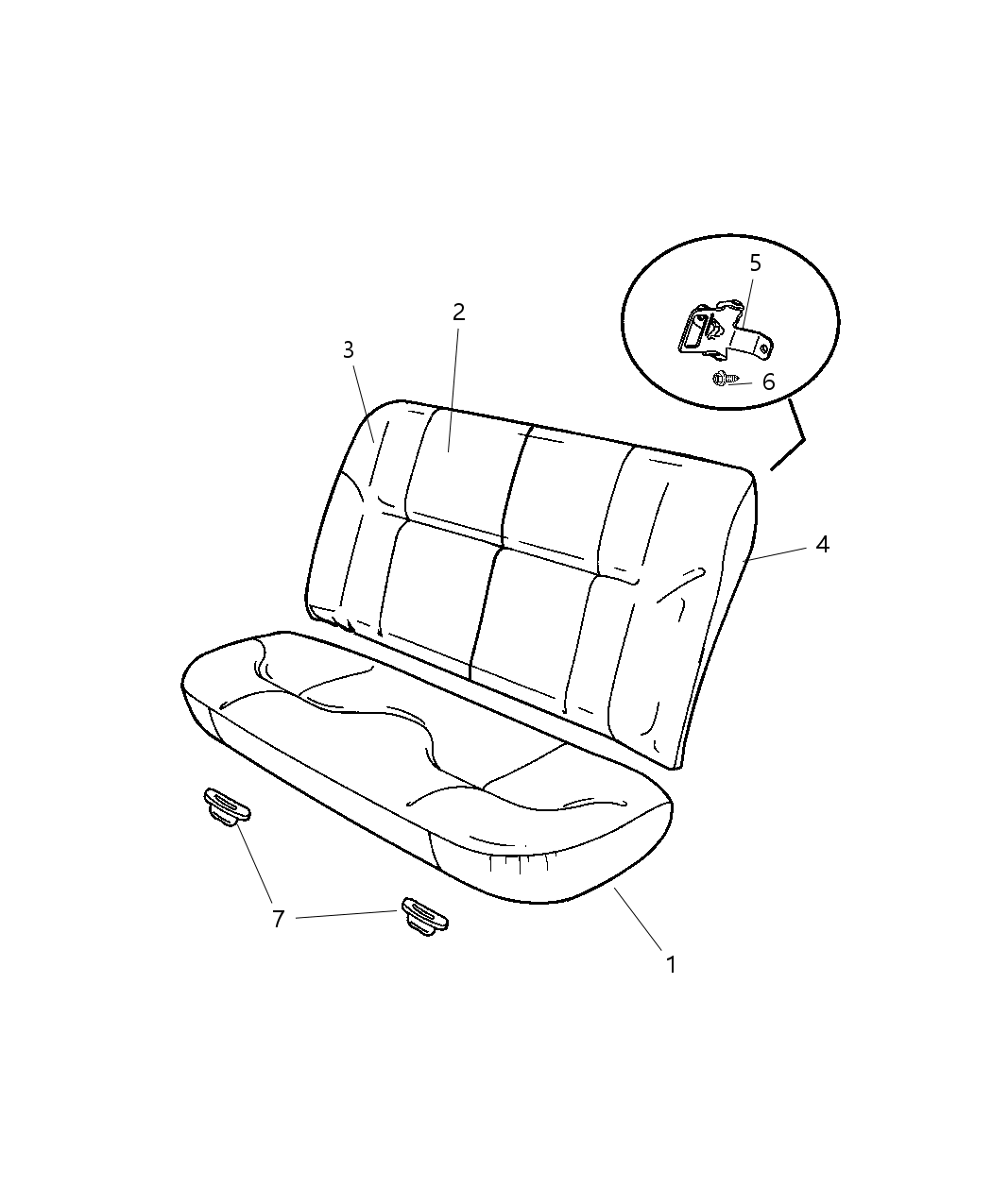 Mopar WK111DVAA Strap Seat Pull