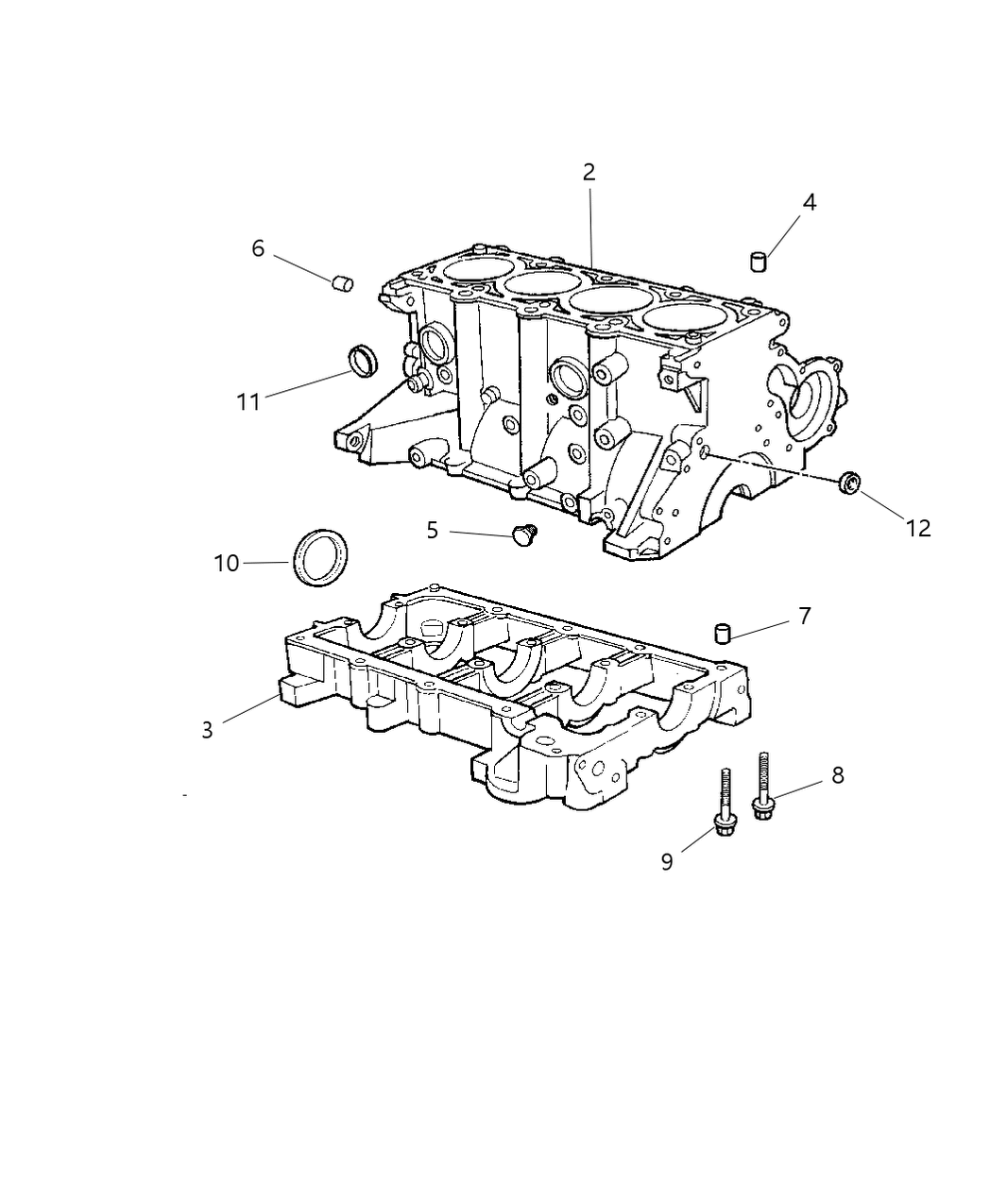 Mopar 82207243 Heater Kit Engine Block