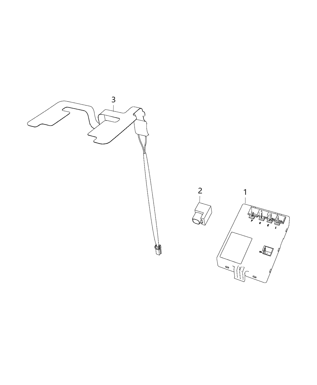 Mopar 68277165AA Module Heated Seat