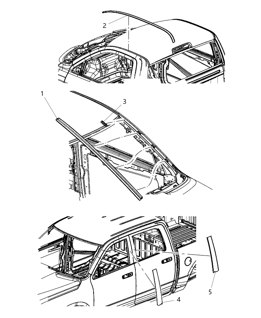 Mopar 68087746AA Running Board Kit Cab