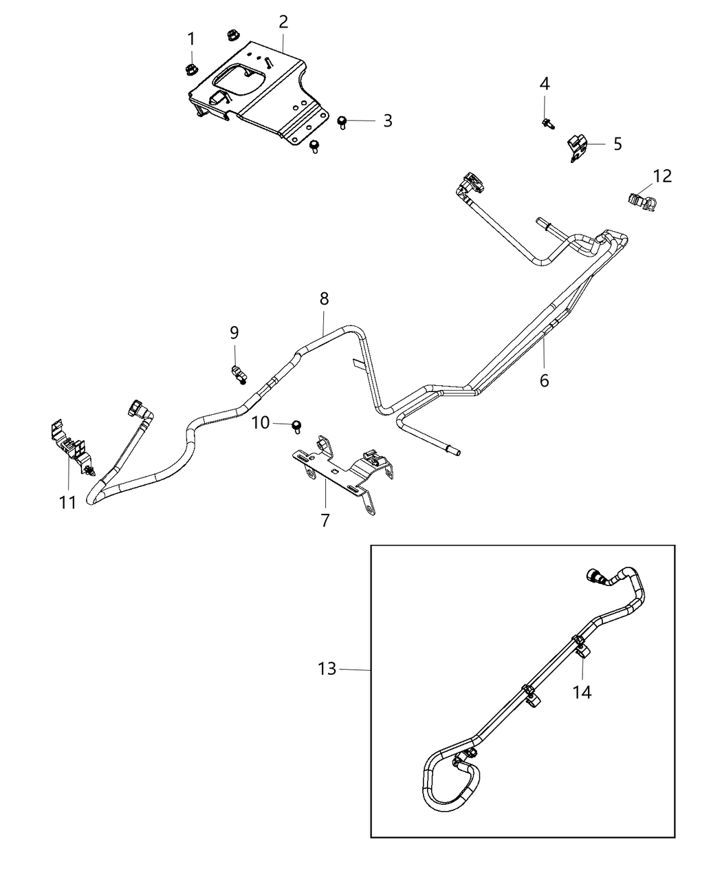 Mopar 68282996AA Clip Swivel
