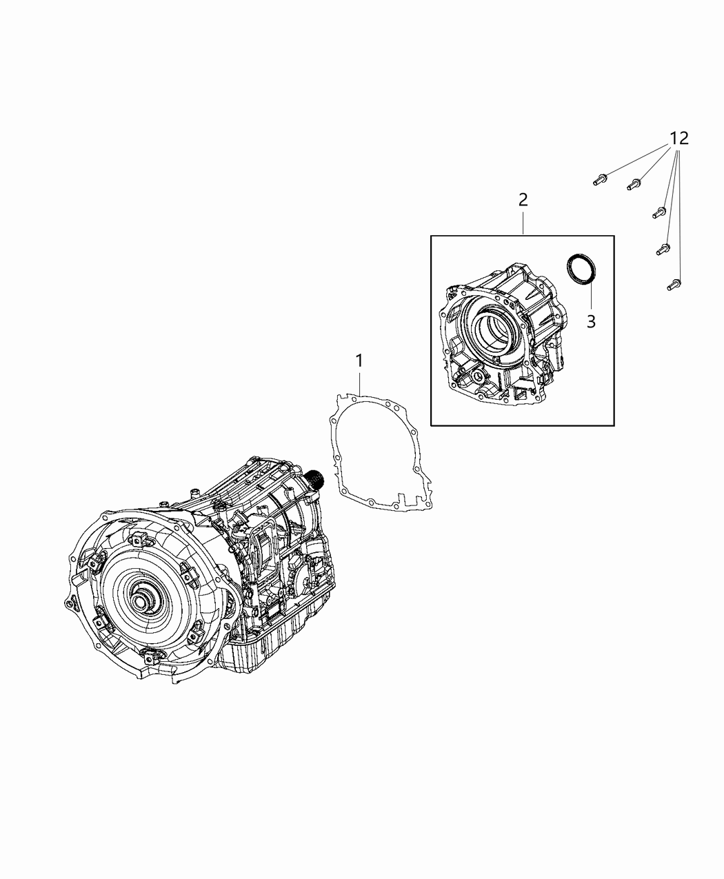 Mopar 68250386AA Adapter Transmission