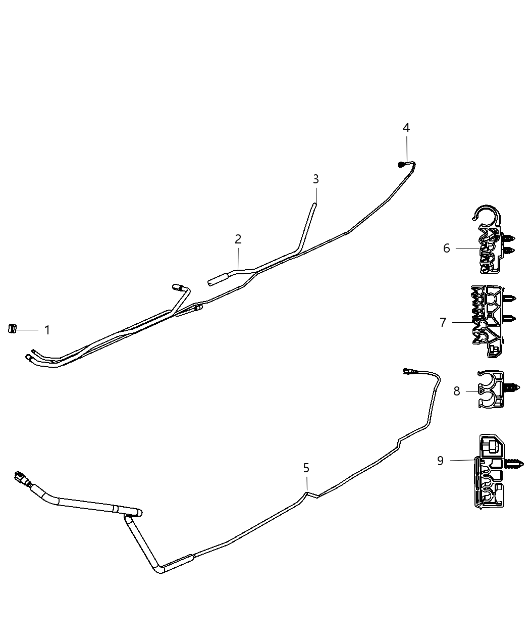 Mopar 52122469AA Tube Fuel Vapor