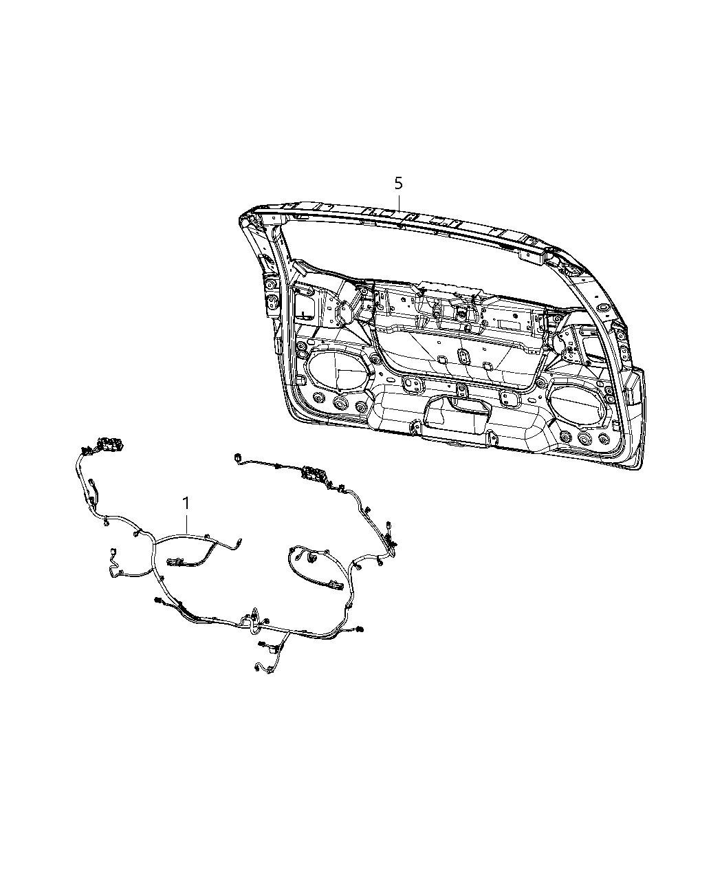 Mopar 68401906AC Wiring Liftgate